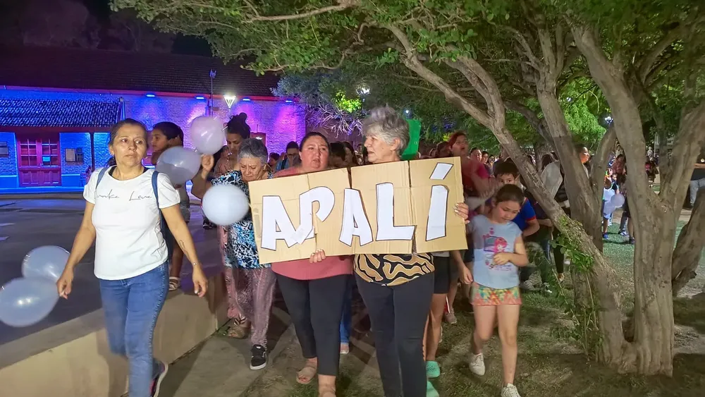 Marcha por el crimen de Aralí (Canal 50 Morteros)