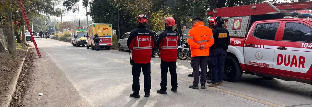 Accidente laboral en barrio Zepa by Policía de Córdoba