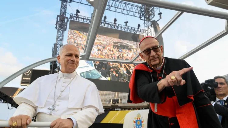 León XIV en Barcelona (Vatican Media)