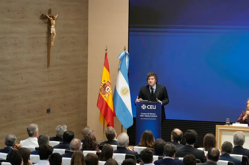 Milei en España