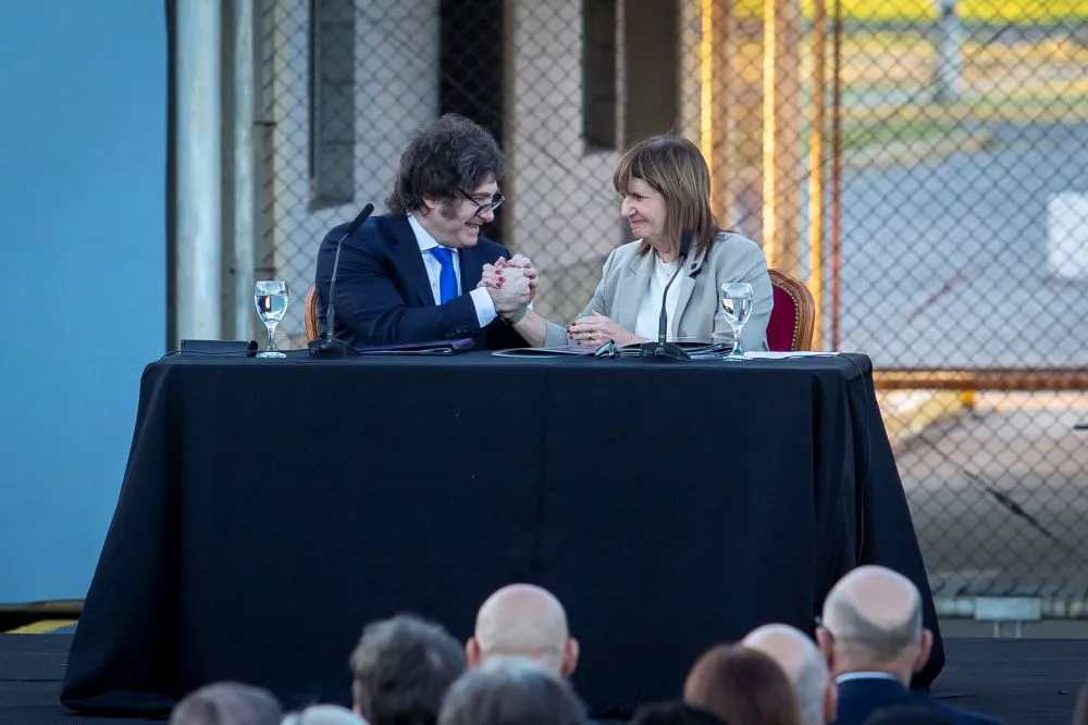 Milei y Bullrich nuevo Cod Penal NA