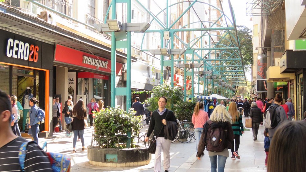 Peatonal comercios del centro de Córdoba prensa Cámara de Comercio
