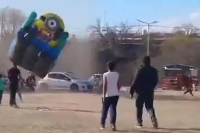 inflable Cruz del Eje by captura de video