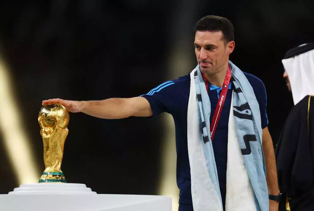 Scaloni y la Copa by NA Reuters