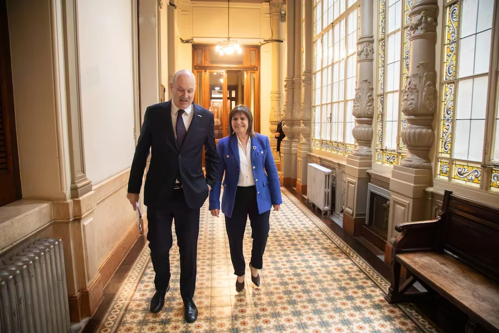 Federico Sturzenegger y Patricia Bullrich (gentileza)