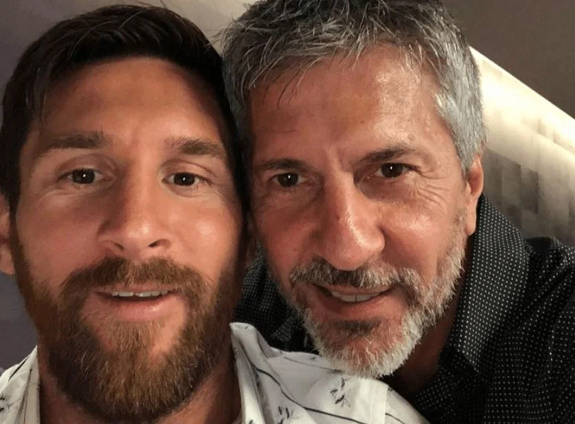 Messi y su papá