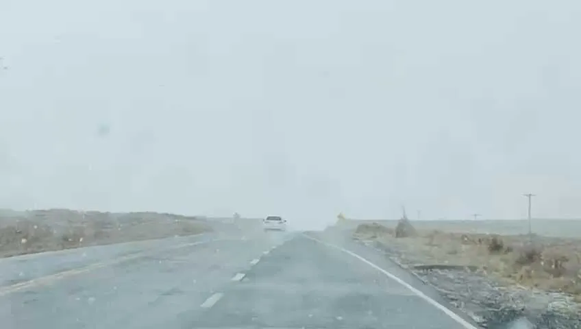 aguanieve en las altas cumbres