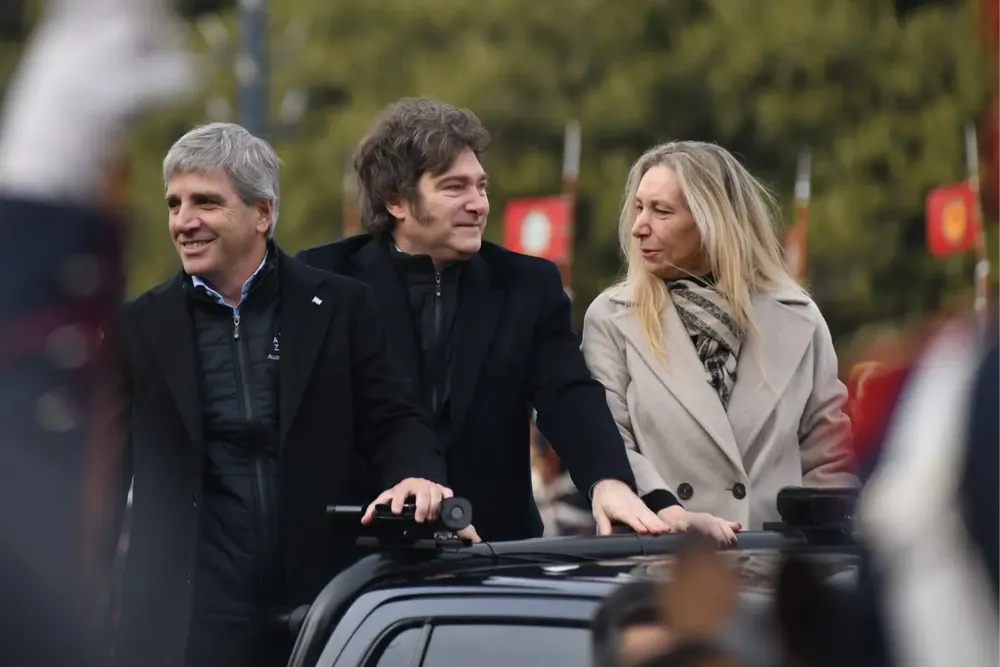 Milei y caputo