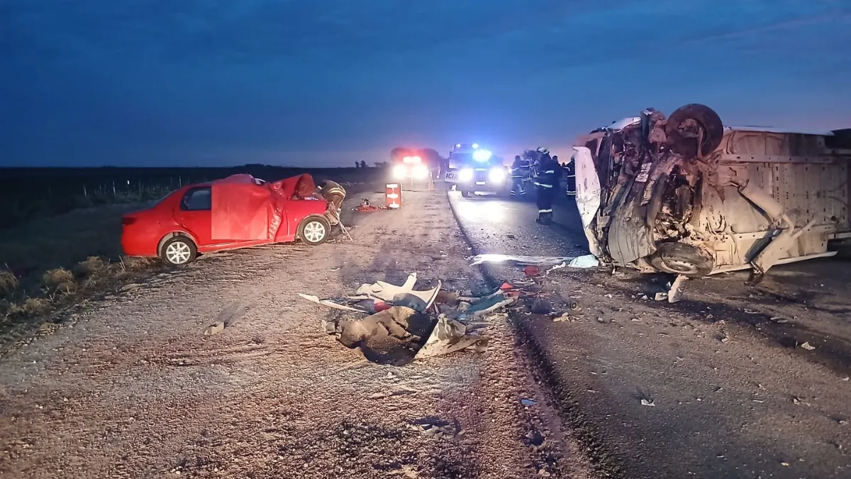 Choque fatal en ruta 4 (gentileza Puntal)