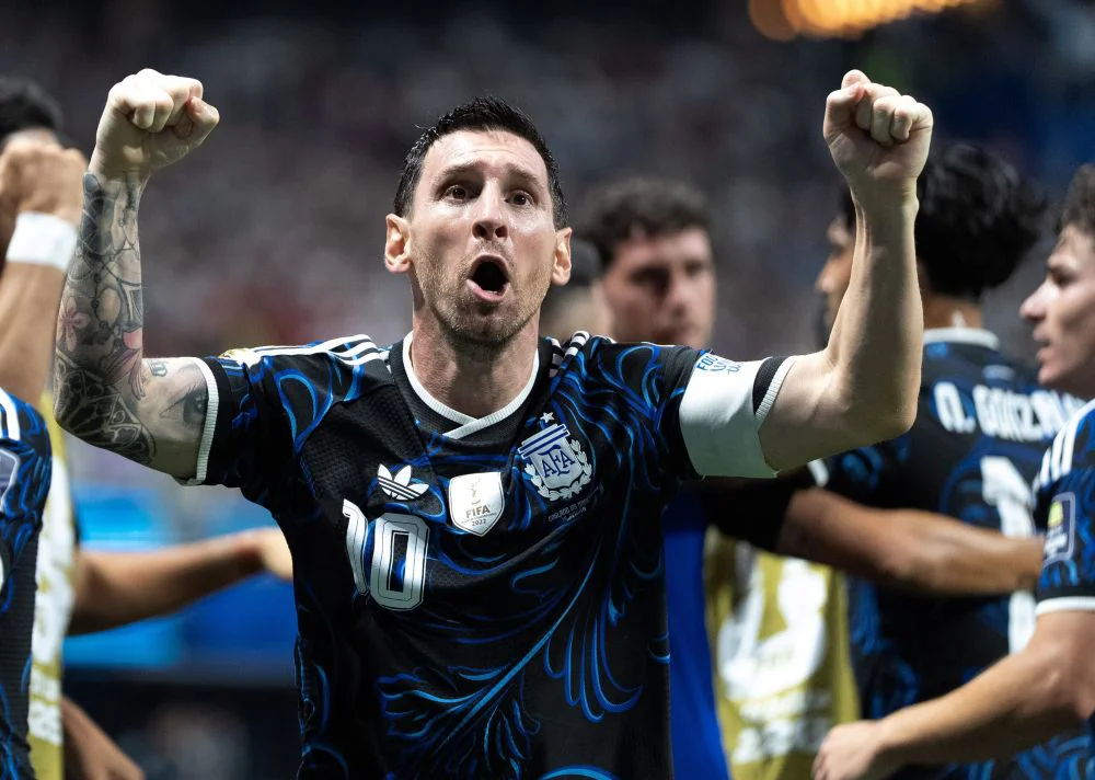 Lionel Messi tras el partido contra Inglaterra by NA