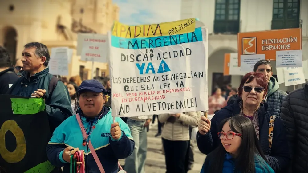 Marcha del sector de la discapacidad en Córdoba (Consuelo Cabral) 06