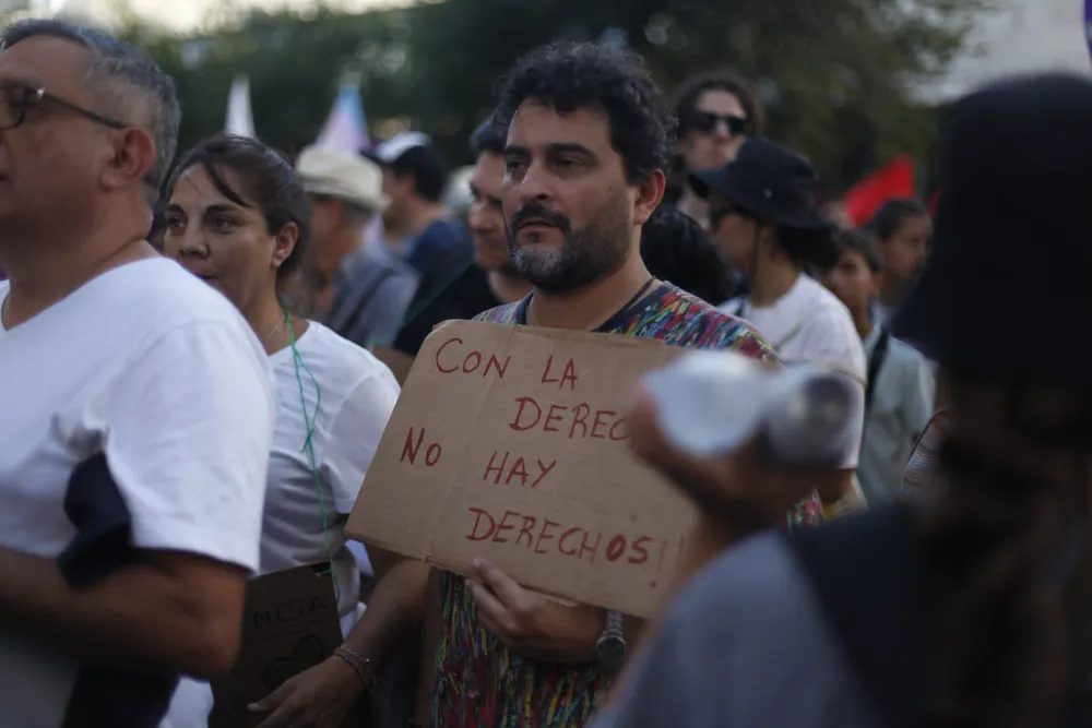marcha antifascista federal por consu cabral